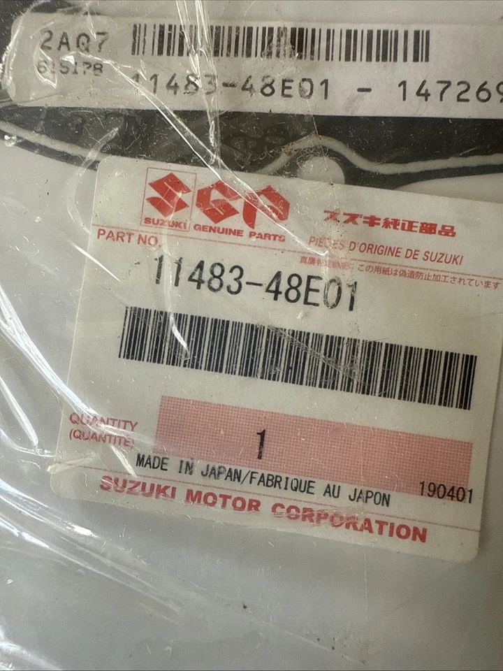 Junta da tampa da manivela Suzuki fabricante de equipamento original 1997-2000 e 2002 VZ800 Marauder 11483-48E01 - Imagem 2 de 3