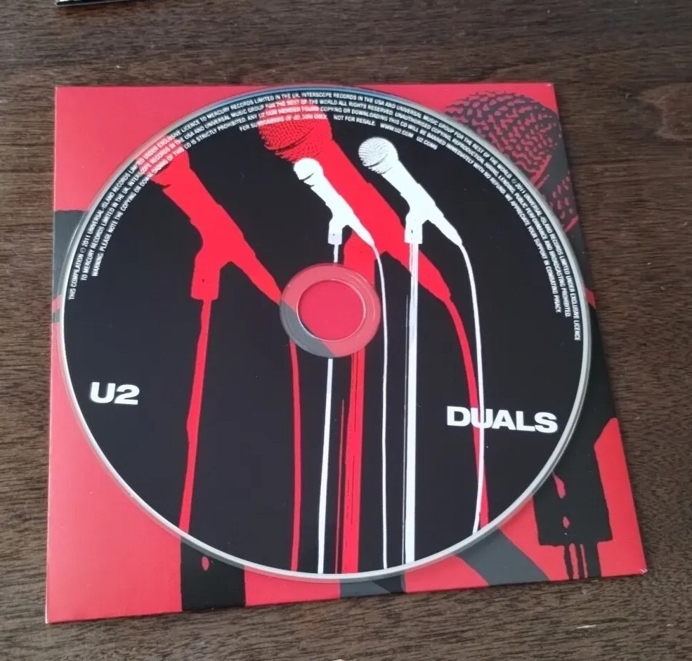 U2 CD Duals Limited Fan Club Edition RARE