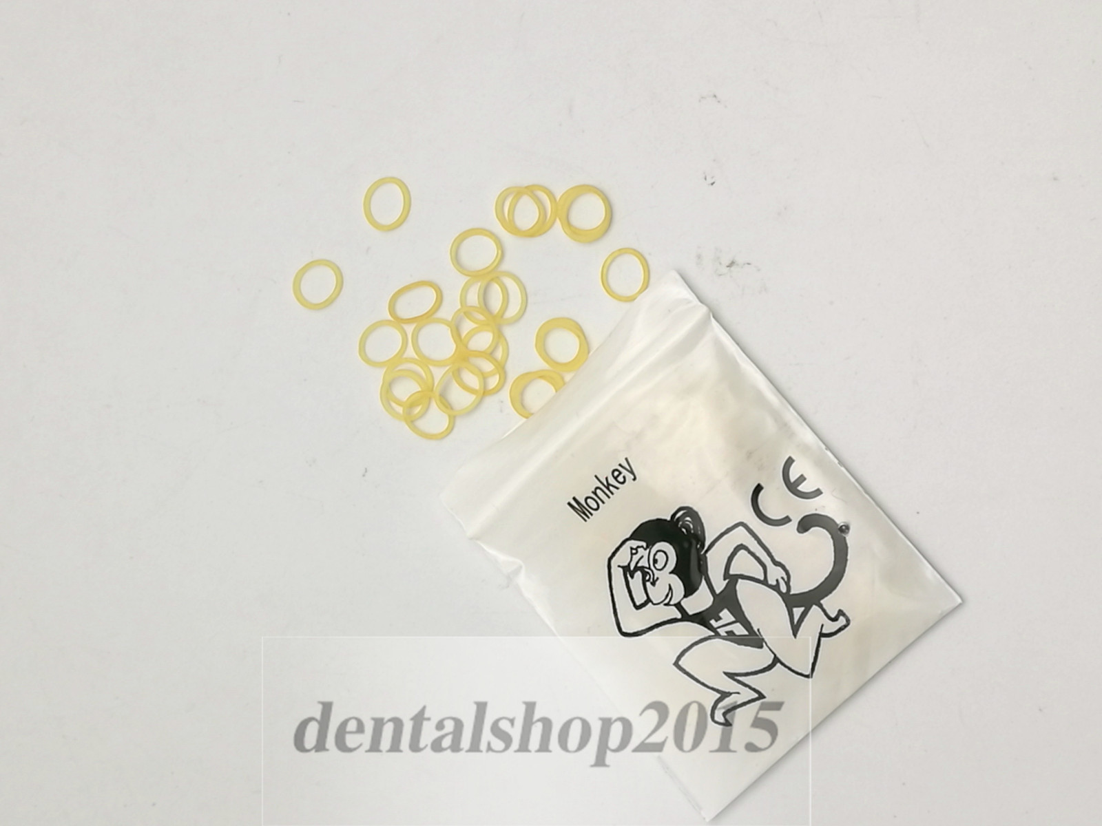 dental Orthodontic Latex Elastics braces Nontoxic 4 sizes for choose