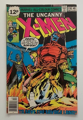 Uncanny X-Men #116 comic. Chris Claremont (Marvel 1978) VG/FN Bronze Age
