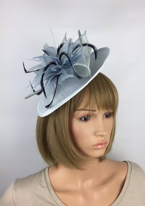 light blue wedding hat