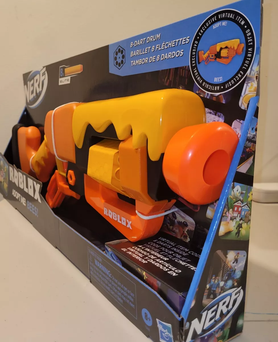 Hasbro F2486 Nerf Roblox Adopt Me!: BEES! Lever Action Blaster, 1