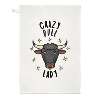 VerrüCkte Bull Damen Stars Geschirrtuch SpüLlappen - Lustig Tiere