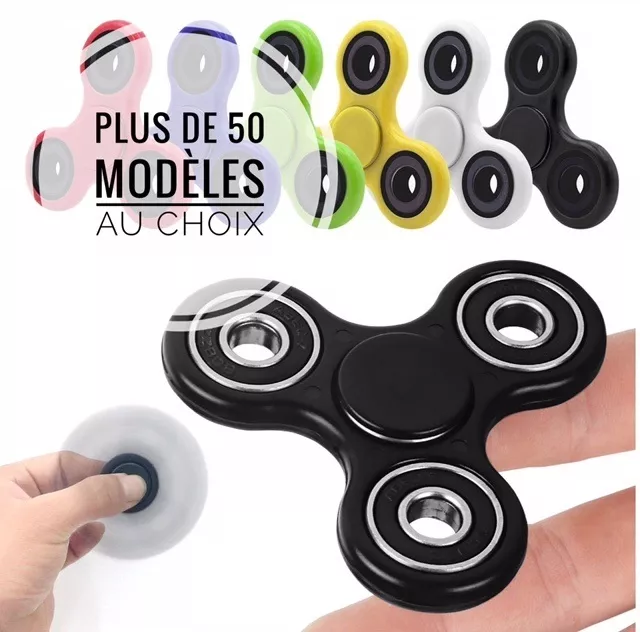 ☆ HAND FIDGET SPINNER TOUPIE A MAIN ROULEMENT 3D JOUET ANTI