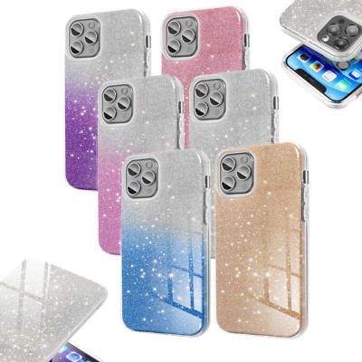 Brokat Cover Shine Case Glitzer Etui Schale Ombre Handy Tasche Blink ver. Handys