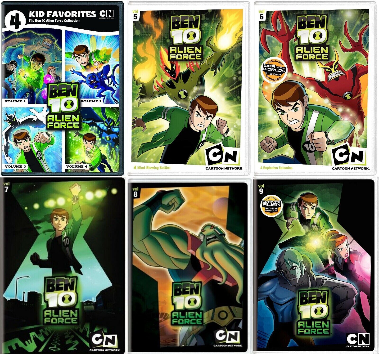 Ben 10: Alien Force Season 1, Vols. 1-3 [3 Discs] - Best Buy