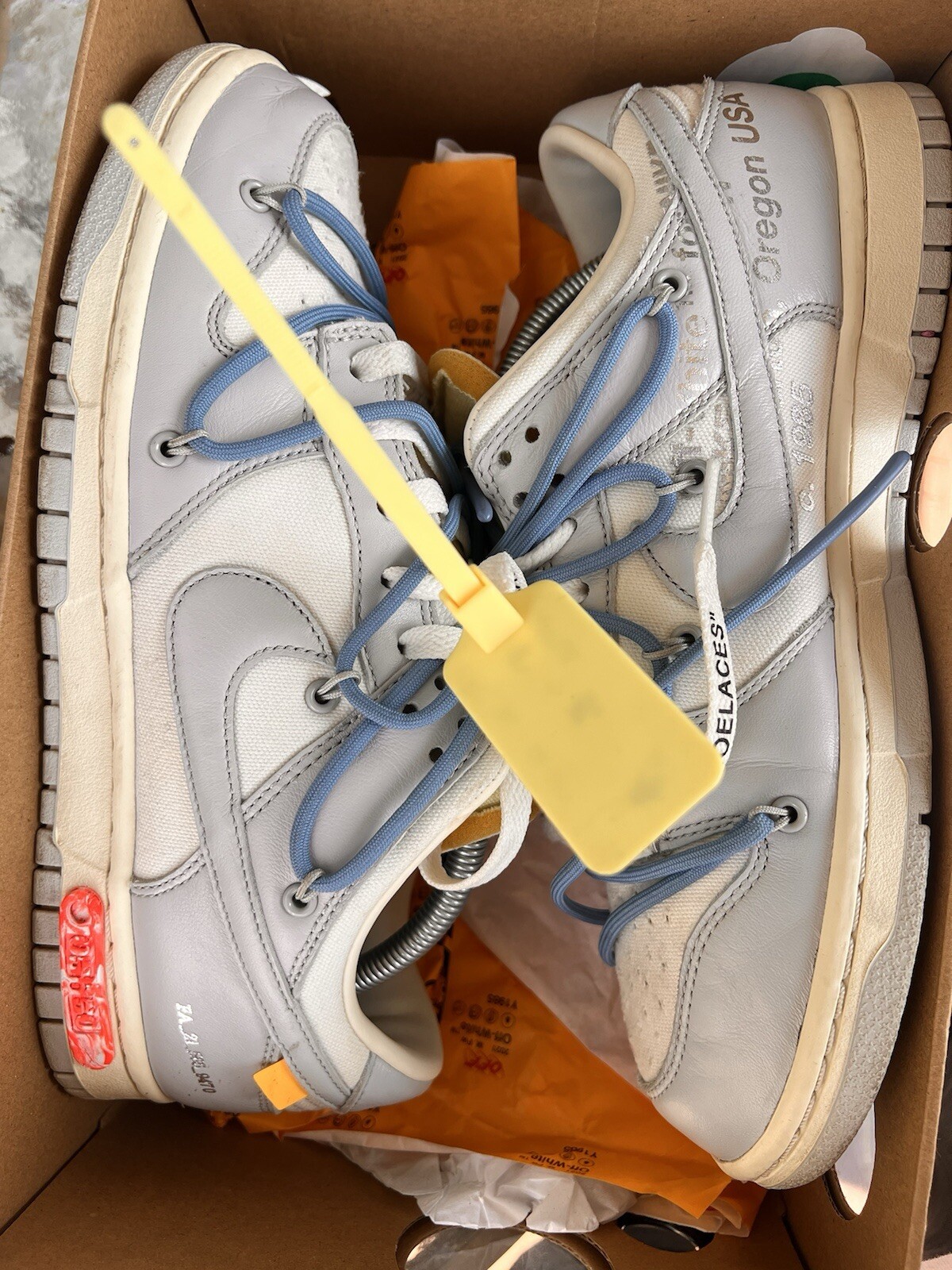 OFF WHITE X NIKE Nike Off White x Dunk Low lotto 05 di 50