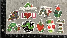 Lot of 10 Assorted Eric Carle Very Hungry Caterpillar Stickers