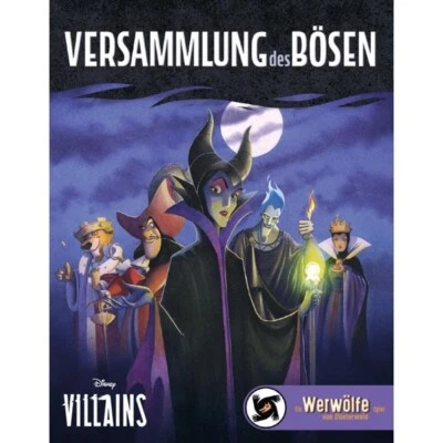 ASMONDEE Disney Villains: Versammlung des Bösen - Kartenspiel, für 6-12 Spieler, 10+Jahre