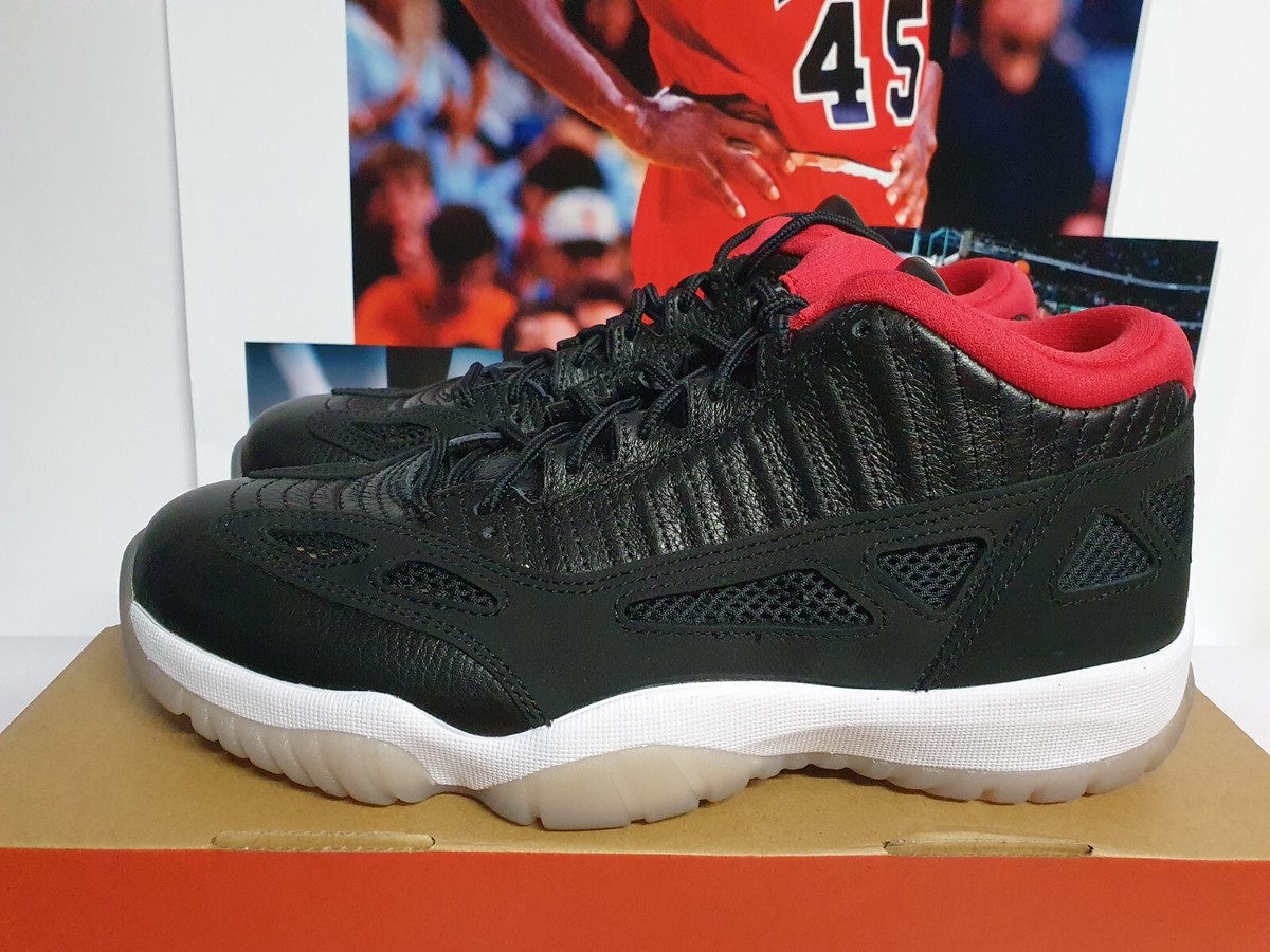 Nike Air Jordan 11 Retro Low IE BRED Men's UK 8 EUR 42.5 (919712