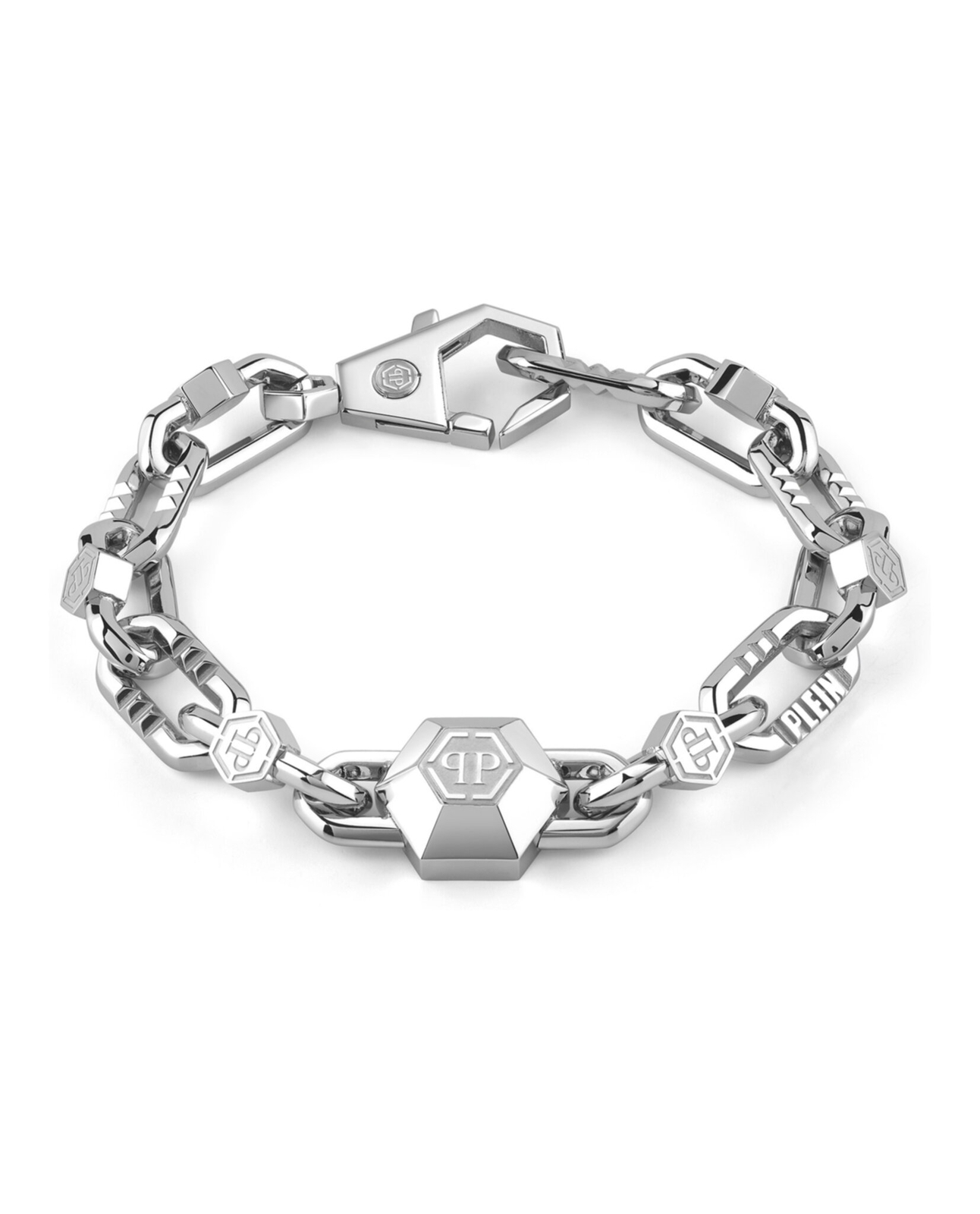 Мужской браслет-цепочка Philipp Plein Mens Plein Edge Cable
