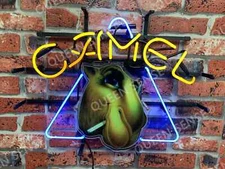 20"x16" Camel Cigarettes Joe Camel Neon Sign Light Lamp Visual Bar Beer Club LY