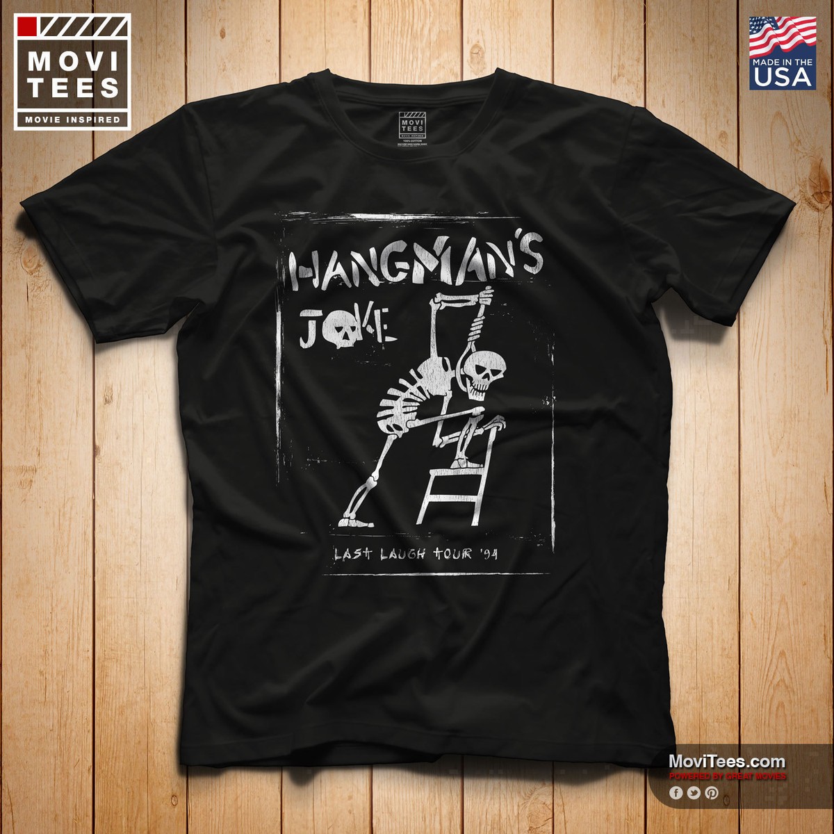 Hangman's Joke T-Shirt Cotton The Crow Fan Art Brandon Lee tribute