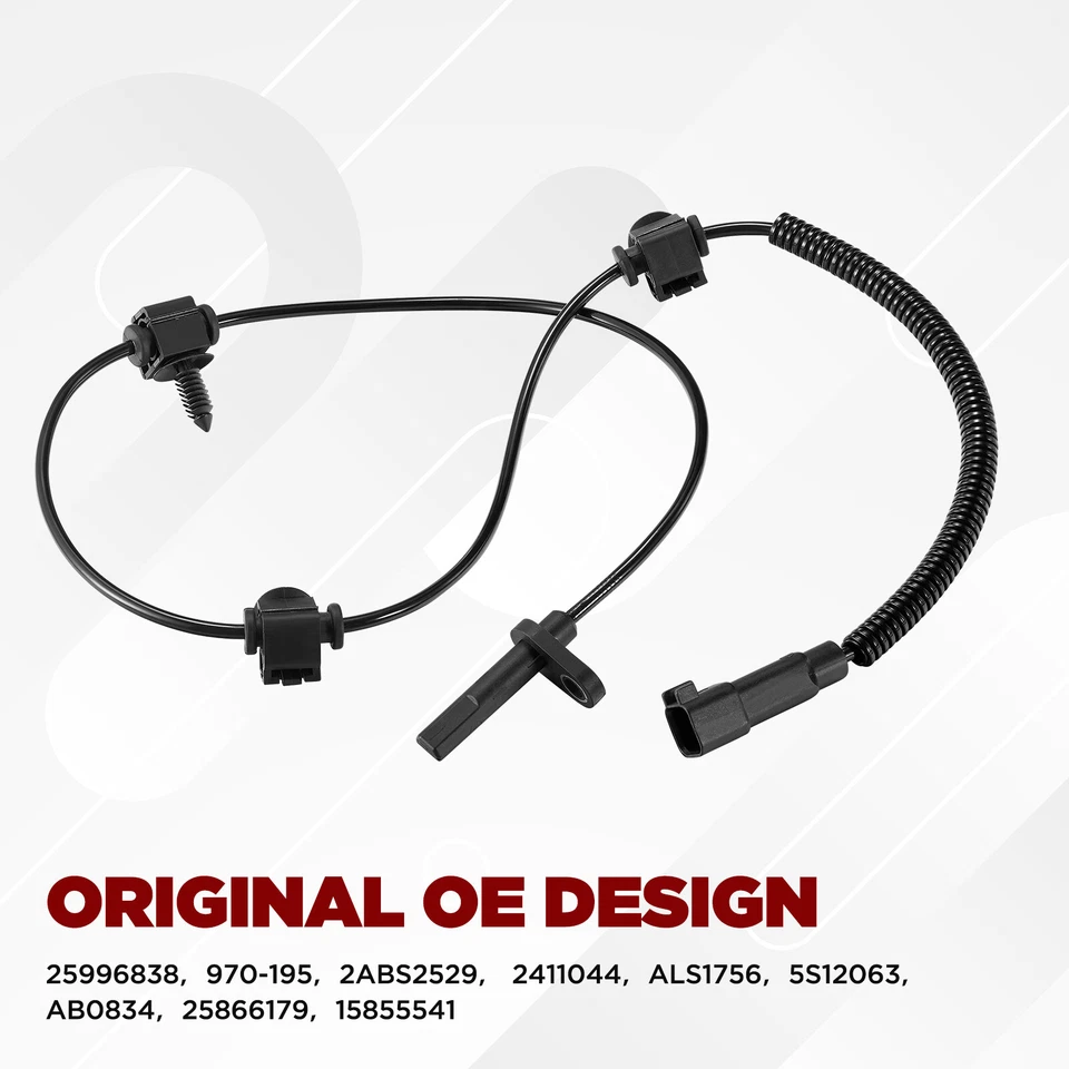 1pc Rear Left or Right ABS Wheel Speed Sensor for Cadillac CTS 2008 2009 - 2015 Foto 4 de 4