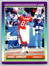 1990 Score - #182 Vance Johnson