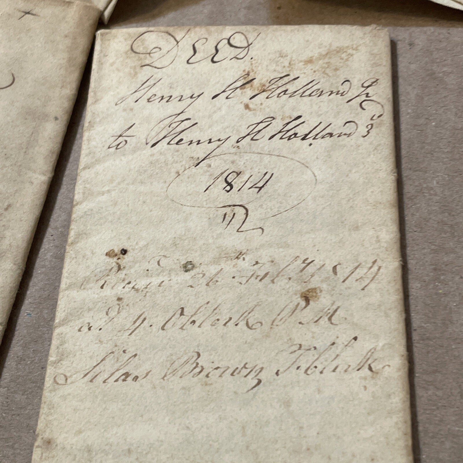 Large Lot 1820’s North South Kingstown Rhode Island Land Deeds Ephemera E Watson eBay