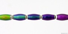 Lot 50 MOOD BEADS ~ Mirage 5x12mm Oval / Elliptical ~ COLORS CHANGE !