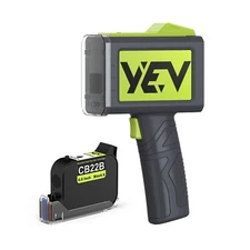 Handheld Inkjet Printer V127 Newly Enhanced 16-Hour Continuous Printing 5 Whe...