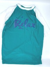 Tommy Bahama Relax Boys Rashguard Teal Multicolor Size XL 00857