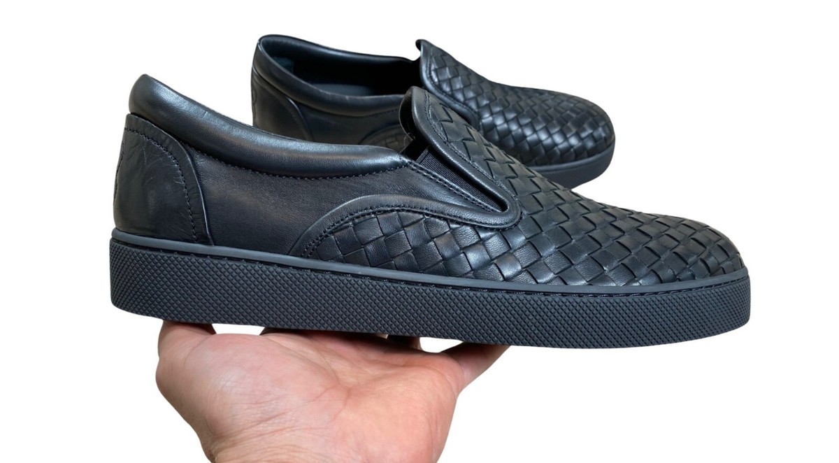 Bottega Veneta Fashion Sneakers Woven Signature Leather Size