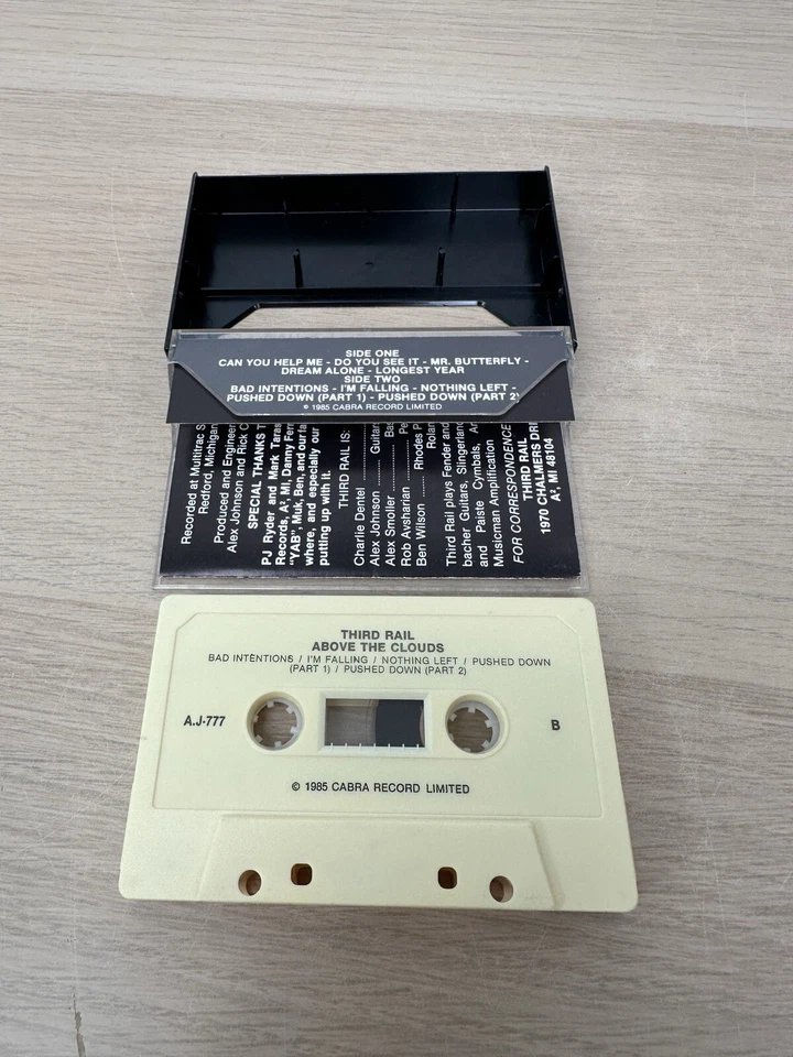 Third Rail - Above The Clouds - RARE Ann Arbor, MI Band Heavy Metal Demo Tape Foto 2 de 4