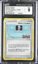 CGC 9 Glacia's Stadium Power Keepers 76/108 Reverse Holo Stamped Pokemon Card
