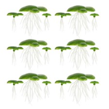 90PCS Mini Fake Duckweed Artificial Floating Duckweed Aquarium Simulation Plants