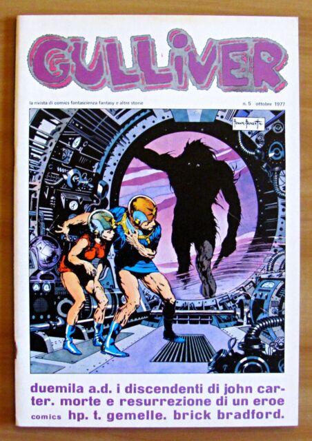GULLIVER n.5/1977 Rivista di Comics Fantascienza e Fantasy - BRICK BRADFORD ecc*
