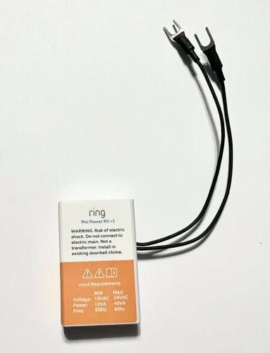 Kit D'alimentation Ring Video Doorbell Pro 2 – Version V3, Vis De Montage, Pour Sorties Globales 2021