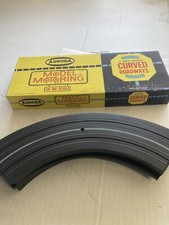 AURORA 9" Curved Roadway Original Box 1960 1519 6 pieces