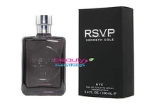 R.S.V.P. Kenneth Cole by Parlux 3.4oz / 100ml EDT Spray NIB Sealed For Men