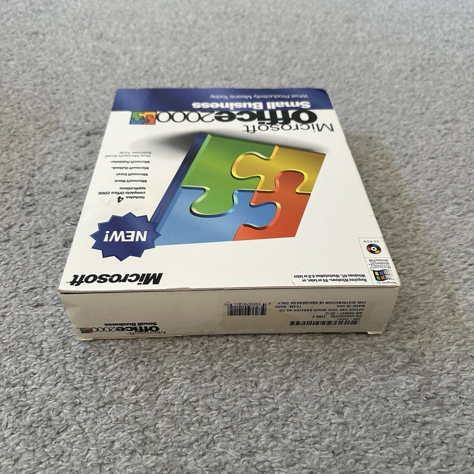 Microsoft Office 2000 Small Business Word Excel Outlook Publisher English - Image 4 of 4