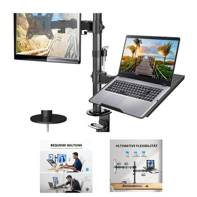 HUANUO Monitor Halterung 2 Monitore VESA 75 100 17