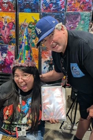 MARIA WOLF LIVE HEROES CON!  EBAY LIVE BOOTH!   REMARKS & ORIGINAL ART SHOW