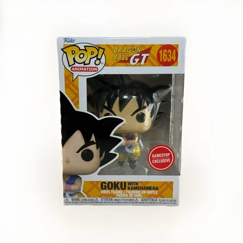 Funko Pop Dragon Ball GT Goku Kamehameha GameStop Animation 1634