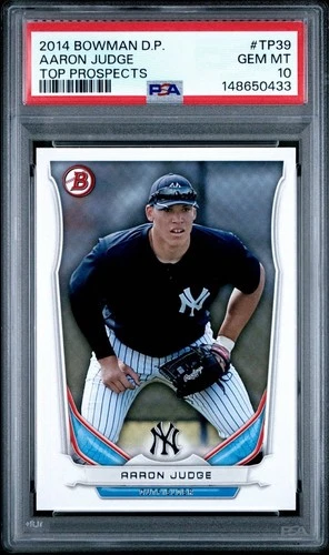 2014 Bowman Draft Picks Aaron Judge RC Top Prospects PSA 10 Gem Mint #TP39