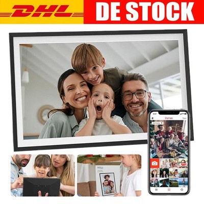 Frameo 1920x1080P 15,6 Zoll WiFi Digitaler Bilderrahmen Touchscreen FHD IPS 32GB