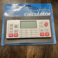 Weight Watchers Flex Point Calculator w/ Daily + Weekly Tracker Big Button - New