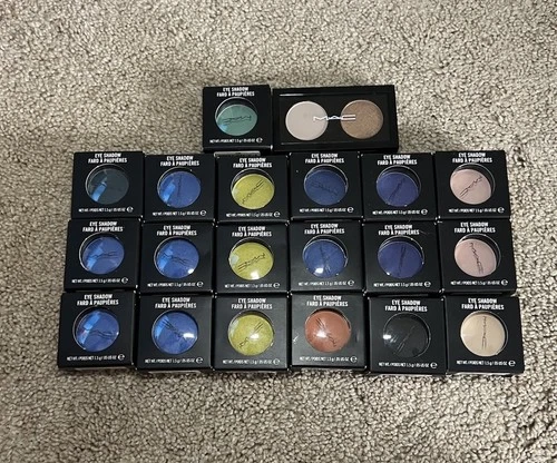 MAC Eye Shadow Makeup Full Size 1.5g Assortment of 11 Shades