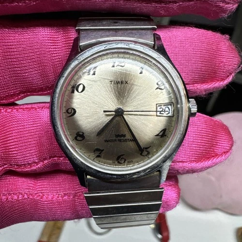 Vintage Timex Marlin 1976 35MM Date-  Working