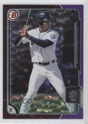 2015 Bowman Prospects Purple Ice 50/50 Gareth Morgan #BP66 11pj