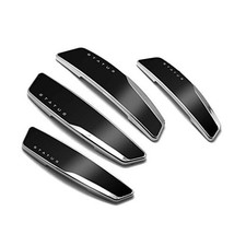 4 Pcs High Glossy Slim Door Edge Guards Bumper Protector Trim Guard Sticker