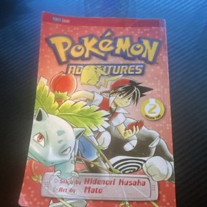 Pokémon Adventures Volume 2 Manga 1st Edition by Hidenori Kusaka Mato VIZ Media