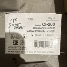 WattStopper CI-200 PIR Occupancy Sensor 24V D...