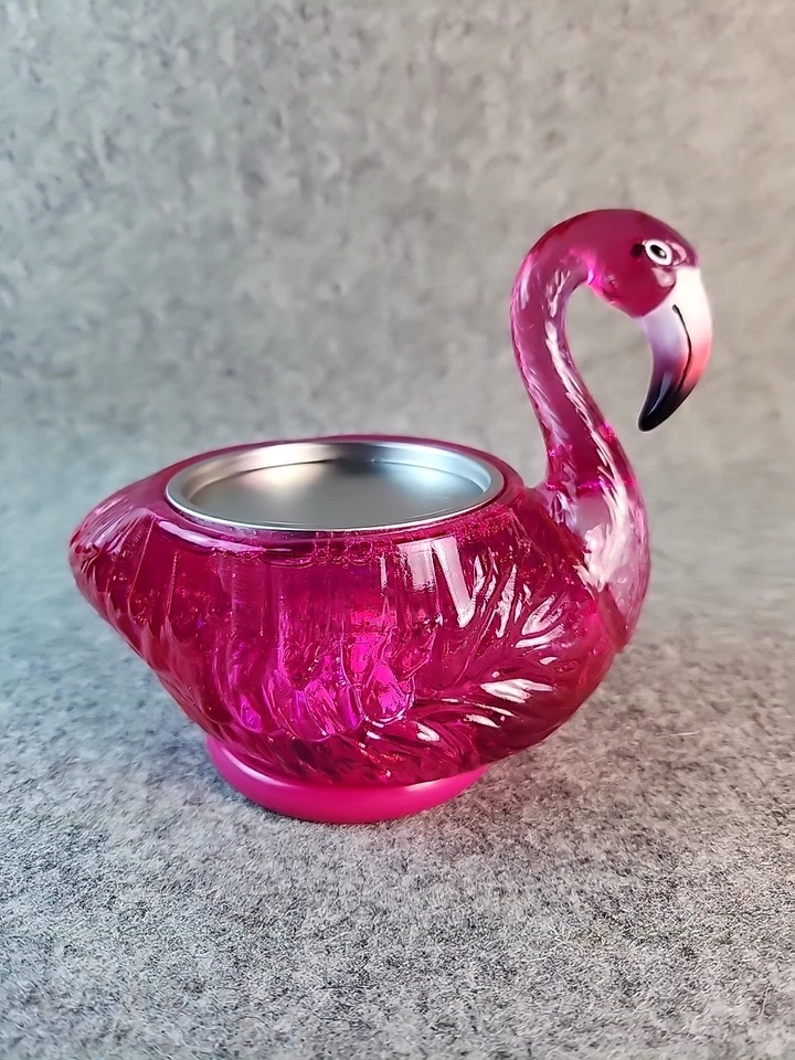 Candelabro Bath & Body Works Rosa Flamenco Iluminado Globo de Agua Brillo 5.5" Foto 2 de 4