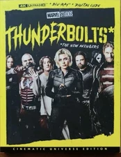 Marvel THUNDERBOLTS* 4K UHD + Blu-Ray w/ SLIPCOVER - NO Digital Code MINT