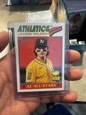 2026 Topps Heritage Dark Gray Border Parallel #17 Jacob Wilson All-Star RC Cup