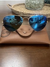 Ray-Ban RB3025 58Mm Aviator Blue Fash