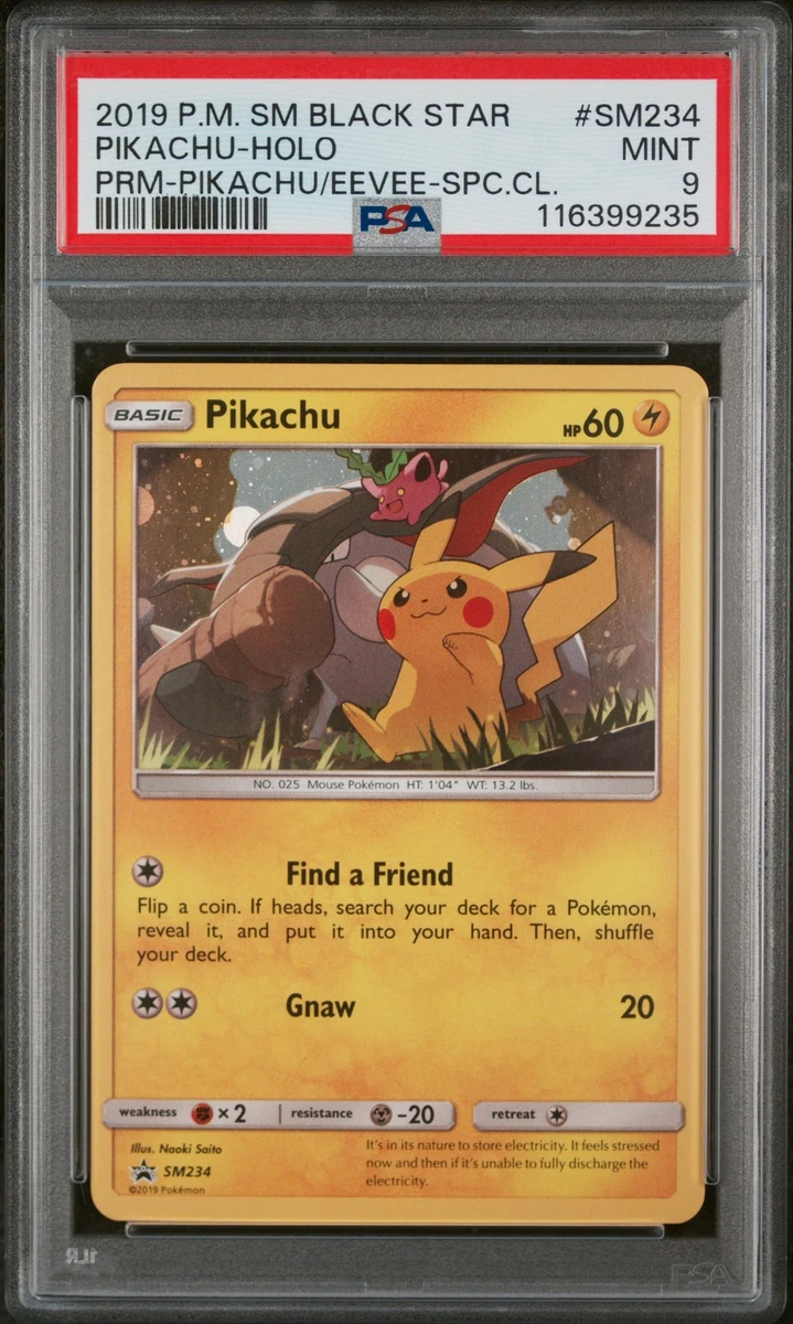 Pikachu Pokémon TCG Professional Sports Authenticator (PSA) Sun