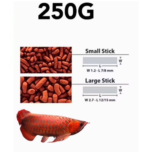 Ocean Free AR-G2 Arowana Fischfutter 250g - farbverbessernde schwimmende Pellets - Bild 6 von 10